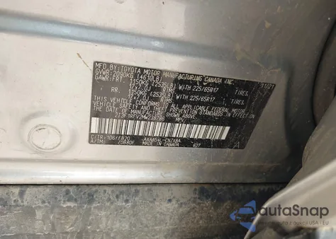 2021 Toyota Rav4 Le из США, поврежденный, VIN 2T3F1RFV2MW238786